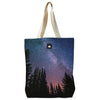 Night Sky Recycled Canvas Tote Bag