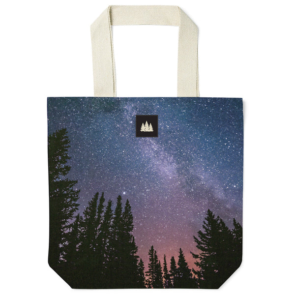 Night Sky Recycled Canvas Tote Bag