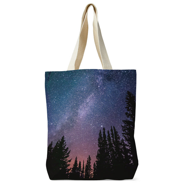 Night Sky Recycled Canvas Tote Bag