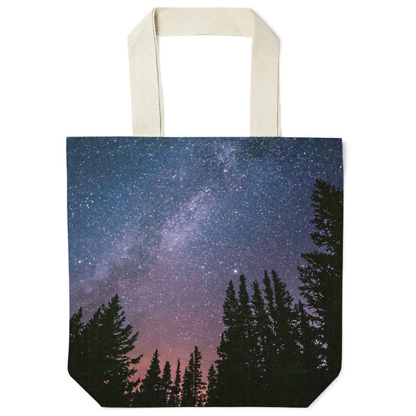 Night Sky Recycled Canvas Tote Bag