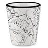 Olympic National Park Line Map Shot Glass