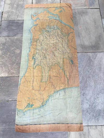 Olympic National Park Map Scarf - McGovern & Company