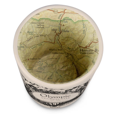 Olympic National Park Map Shot Glass