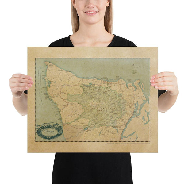 Olympic National Park Poster