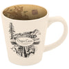 Oregon Caves Vintage Map Latte Mug