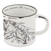 Pikes Peak Hand-Drawn Map Camp Mug