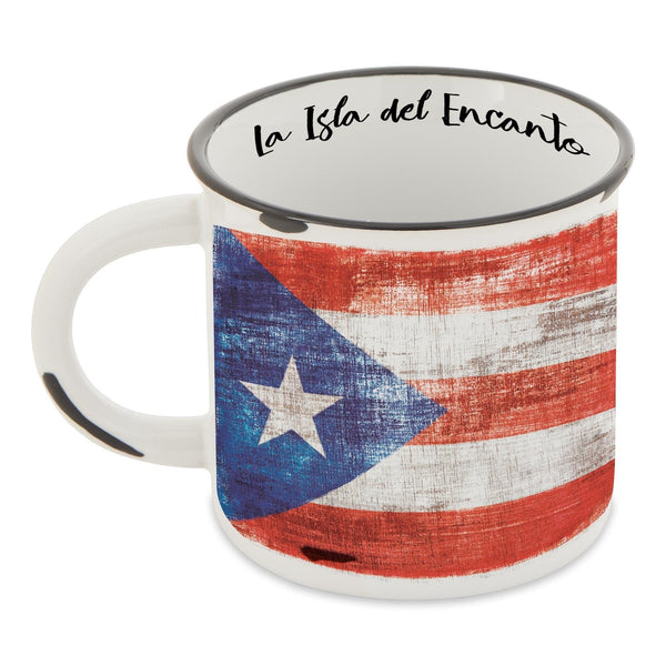 Puerto Rico Flag Camp Mug