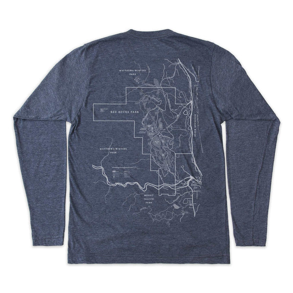 Red Rock Canyon National Conservation Area Map Unisex Tee - McGovern Outdoor