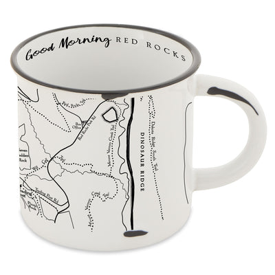 Red Rocks Park and Amphitheatre Line Map Camp Mug
