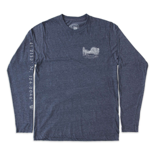 Redwood Parks Map Unisex Long-Sleeve Tee - McGovern Outdoor