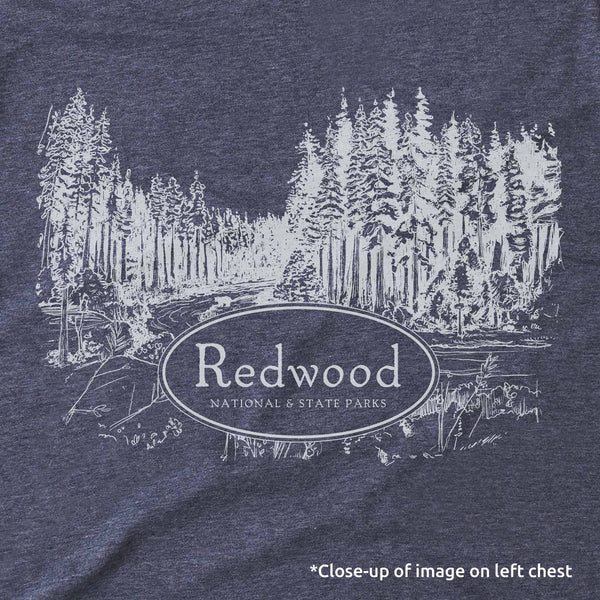 Redwood Parks Map Unisex Long-Sleeve Tee - McGovern Outdoor