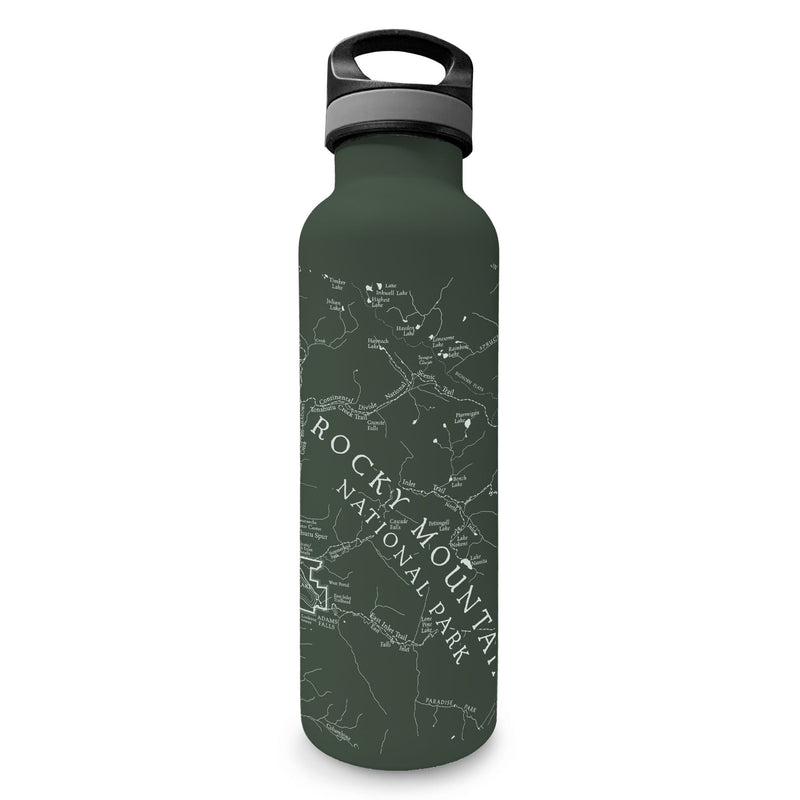 Big Bear Lake Mountains - Insulated Stainless Steel Water Bottle