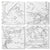 Rocky Mountain National Park Line Map Coasters