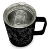 Rocky Mountain National Park Line Map Coffee Tumbler