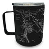 Rocky Mountain National Park Line Map Coffee Tumbler