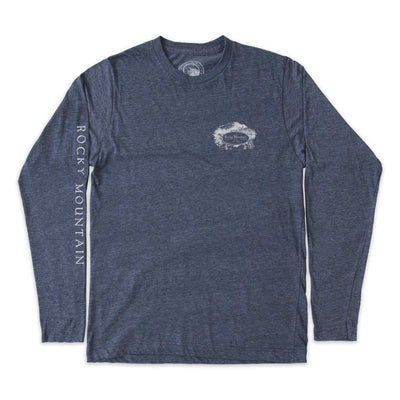 Rocky Mountain National Park Map Long-Sleeve Unisex Tee