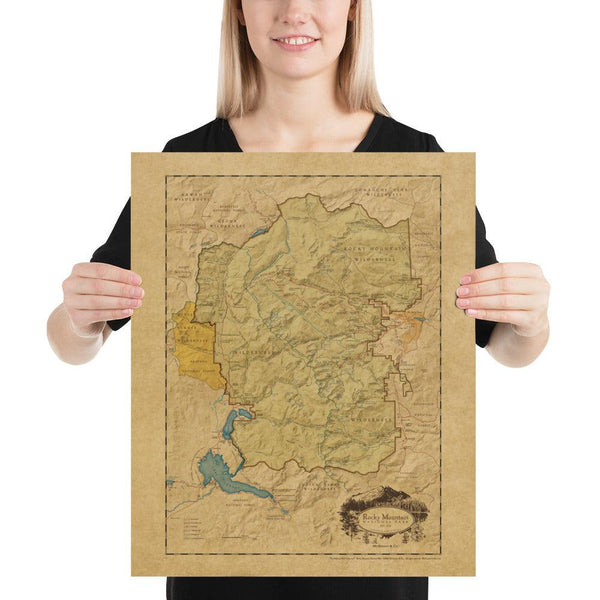Rocky Mountain National Park Poster