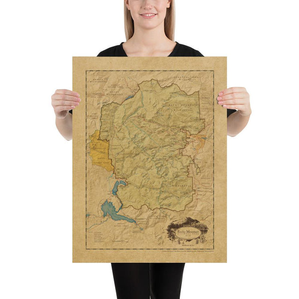 Rocky Mountain National Park Poster