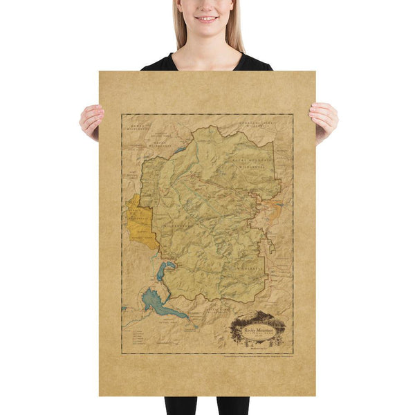 Rocky Mountain National Park Poster