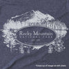 Rocky Mountains National Park Map Unisex Tee