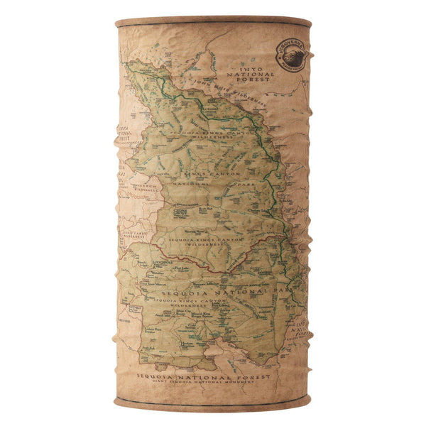 Sequoia and Kings Canyon National Parks Map Bana - McGovern & Company