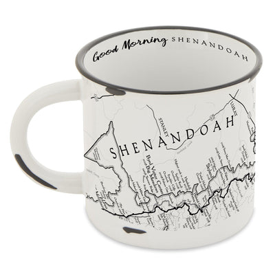 Shenandoah National Park Line Map Camp Mug - McGovern & Company
