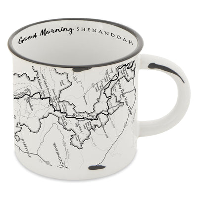 Shenandoah National Park Line Map Camp Mug - McGovern & Company