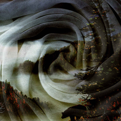 Smoky Mountains Robert Tino Art Scarf