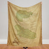 Theodore Roosevelt National Park Map Blanket