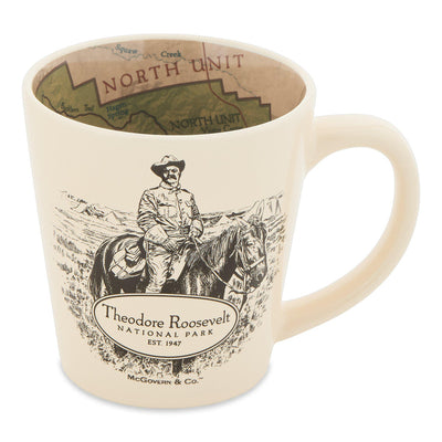 Theodore Roosevelt National Park Map Mug - McGovern & Company