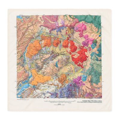Valles Caldera Geological Map Bandana - McGovern & Company