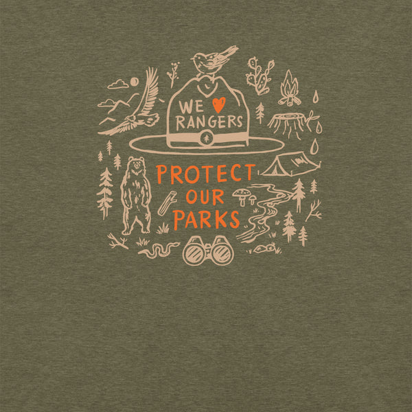 T-shirt Unisexe Doux Protect Our Parks - Lassen Volcanic National Park, Mountain Merchants