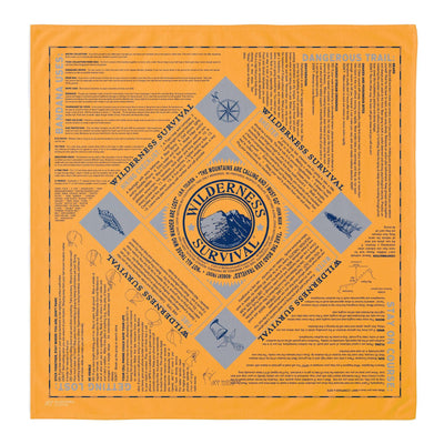 Wilderness Survival Cotton Bandana