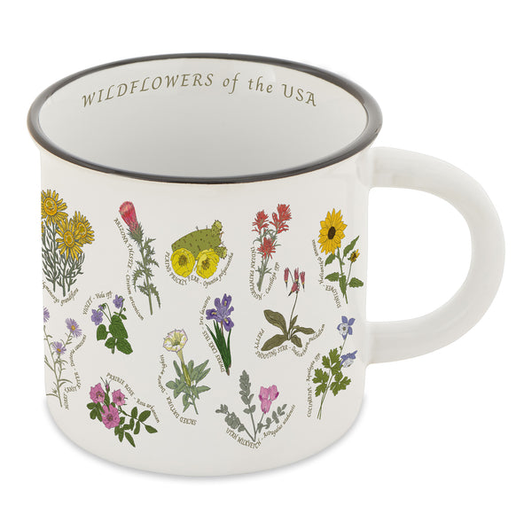 Wildflowers of the USA Camp Mug