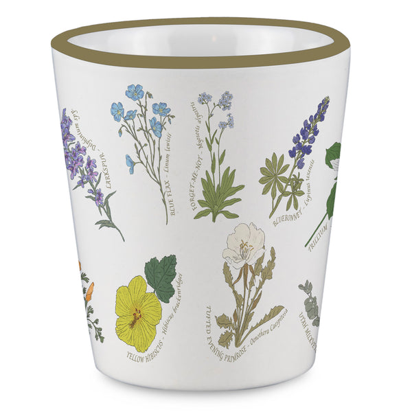 Wildflowers of the USA Shot Glass