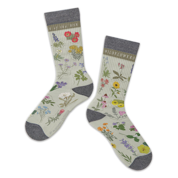 Wildflowers of the USA Socks - McGovern Outdoor