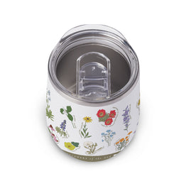 Wildflowers of the USA Wine Tumbler in White