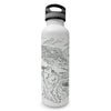 Yellowstone Aerial Illust. Insulated Water Bottle