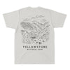 Yellowstone Aerial Illustration Short-Sleeve Unisex Tee