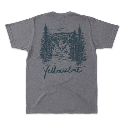 Yellowstone Landscape Short-Sleeve Unisex Tee