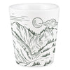 Yellowstone National Park Aerial Illustration Shot Glass