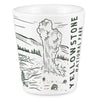 Yellowstone National Park Aerial Illustration Shot Glass