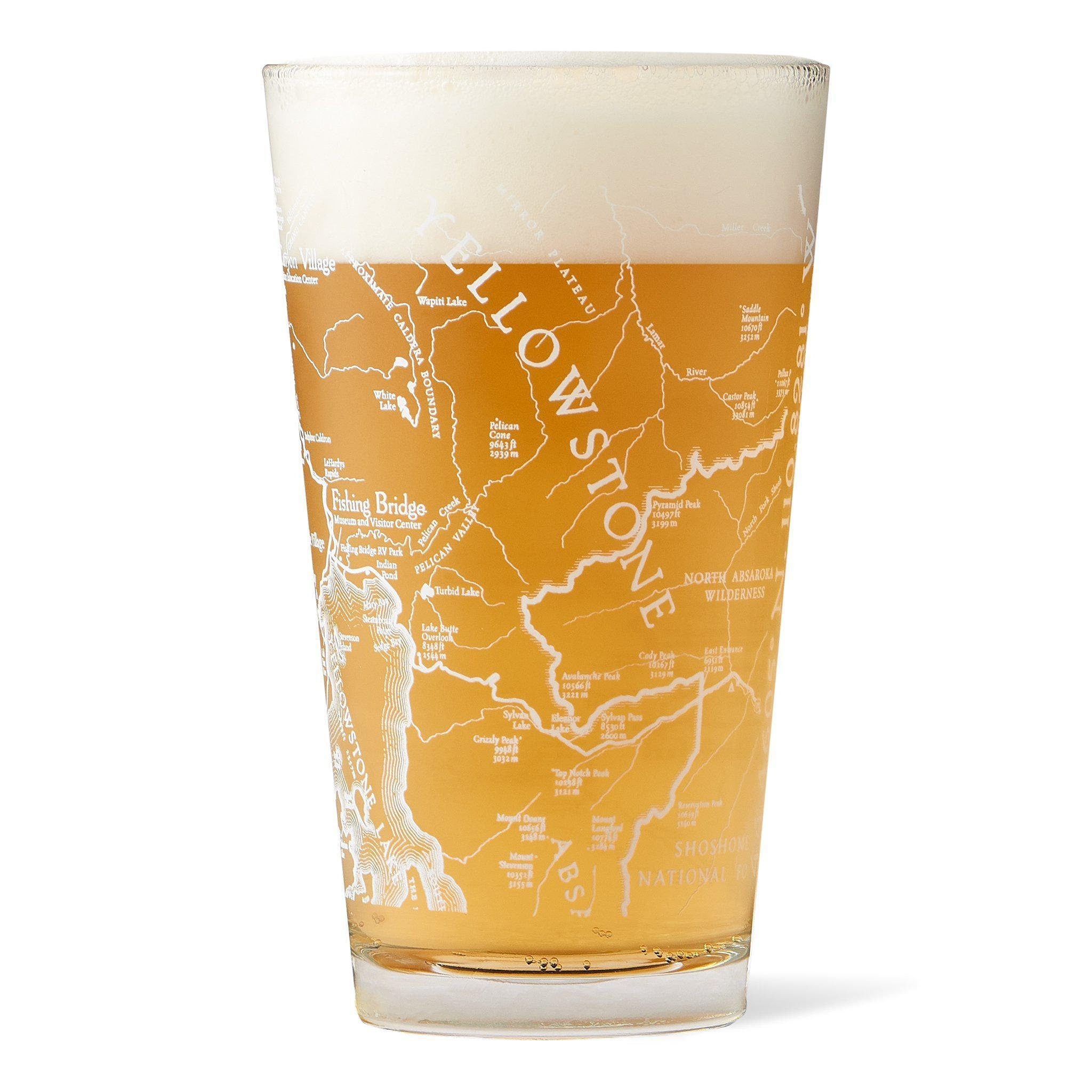 NEIGHBORHOOD PINT GLASS & LOGO COASTER