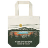 Yellowstone National Park WPA Recycled Canvas Tote Bag