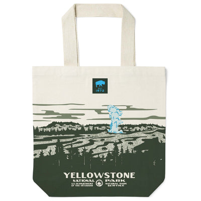 Yellowstone National Park WPA Recycled Canvas Tote Bag