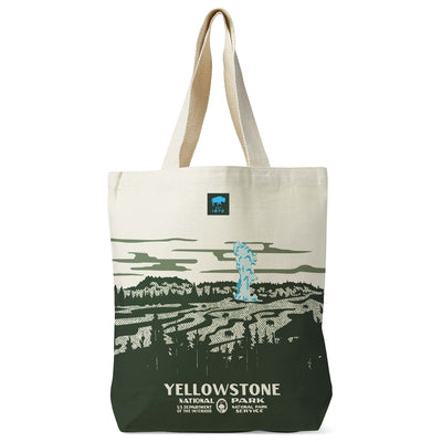 Yellowstone National Park WPA Recycled Canvas Tote Bag