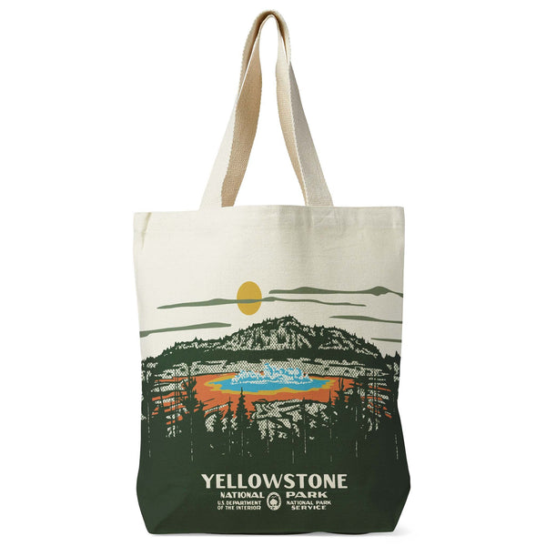 Yellowstone National Park WPA Recycled Canvas Tote Bag McGovern Outdoor