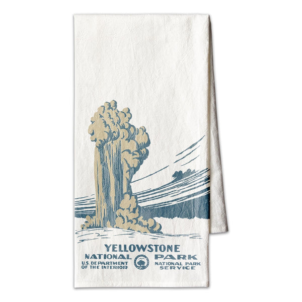 Yellowstone WPA Flour Sack Towel