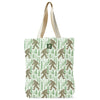 Yeti Pattern Recycled Canvas Tote Bag