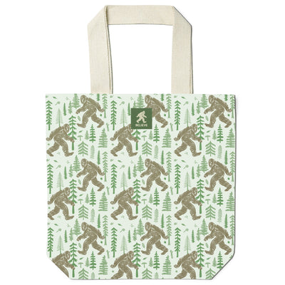 Yeti Pattern Recycled Canvas Tote Bag